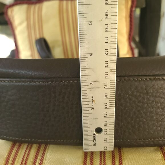 COACH Vintage Leather Shoulder Bag Classic Brown Pebble Leather Purse K9p-6810 - Picture 11 of 16